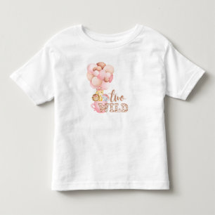 Two Wild Jungle Bday T-Shirt for Toddlers/Babies