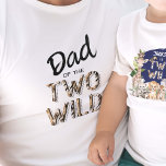 Two Wild, Jungle Safari 2nd birthday dad's  T-Shirt<br><div class="desc">Celebrate your little one's second birthday in style with PixeliaDesigns' "Two Wild Safari Themed Birthday Wrapping Paper, " perfect for parents who love a touch of adventure. This unique parents' T-shirt, featuring the playful slogan "Mum of the Two Wild, " beautifully complements the safari-themed festivities. Crafted with care, the T-shirt...</div>