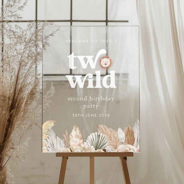 Two Wild Photo Welcome Sign (Zazzle Two Wild Photo Welcome Sign)