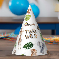Two Wild Safari animals Themed Boy 2nd birthday
