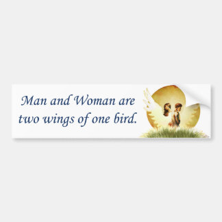 Two Wings Bumper Sticker