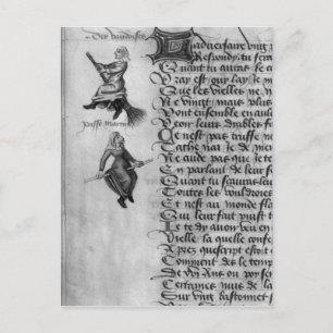 Two witches from 'Le Champion des Dames' Postcard