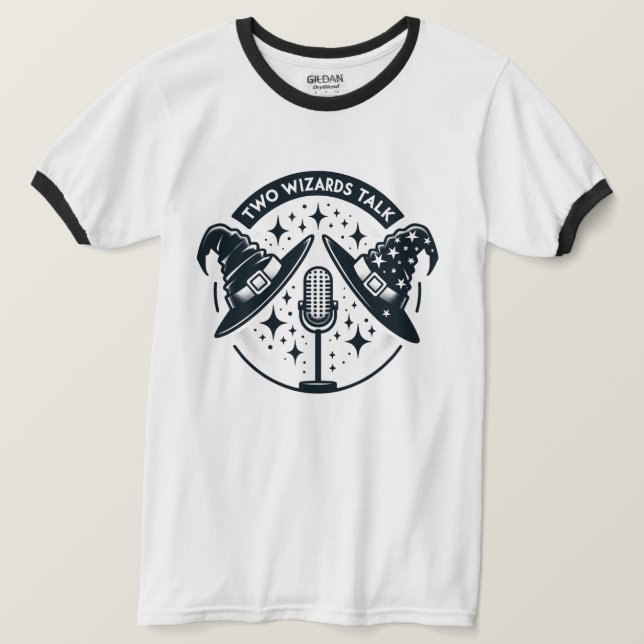 Two Wizards Talk T-Shirt (Design Front)