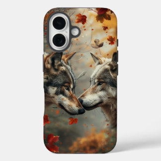Two Wolves iPhone 16 Case
