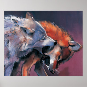 Two Wolves Poster