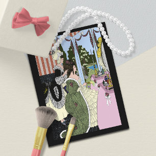 Two Women By Aubrey Beardsley Postcard