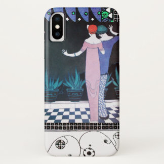 TWO WOMEN IN THE NIGHT Art Deco Beauty Fashion Case-Mate iPhone Case