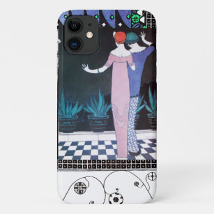 TWO WOMEN IN THE NIGHT Art Deco Beauty Fashion iPhone 11 Case