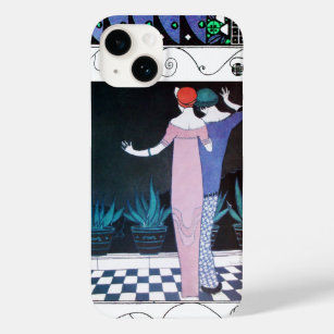 TWO WOMEN IN THE NIGHT Art Deco Beauty Fashion Case-Mate iPhone 14 Case