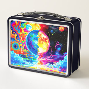 Two Worlds Metal Lunch Box