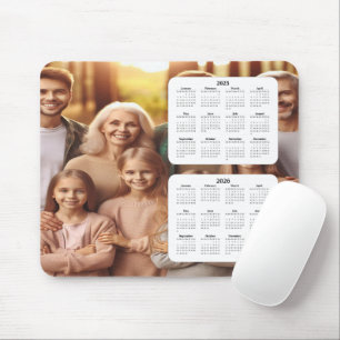 Two-year Family Calendar 2025 - 2026 Mouse Pad