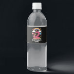 Two Year Old Birthday Girl Cute 2nd Birthday  Water Bottle Label<br><div class="desc">Two Year Old Birthday Girl Cute 2nd Birthday Corner</div>