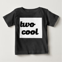 TWO YEAR OLD TOO COOL FUNNY HIPSTER KIDS