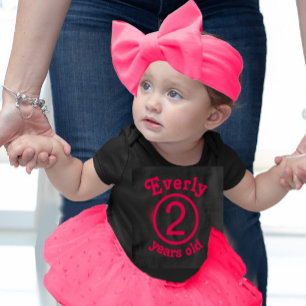 Two Years Old Personalised Pink Toddler T-Shirt