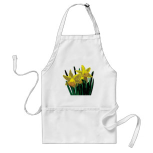 Two Yellow Daffodils Aprons