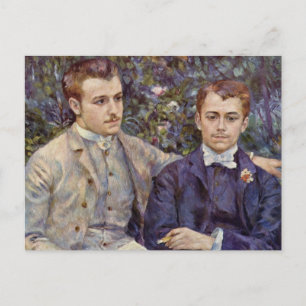 Two Young Men Postcard