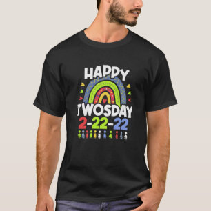 Twosday 2022 Teacher Girls Boys Happy 2 22 22 Twos T-Shirt