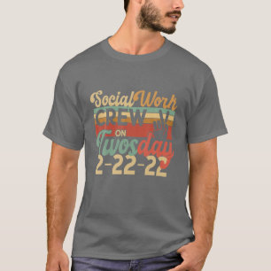 TWOSDAY SOCIAL WORKER CREW Counsellor Two February T-Shirt