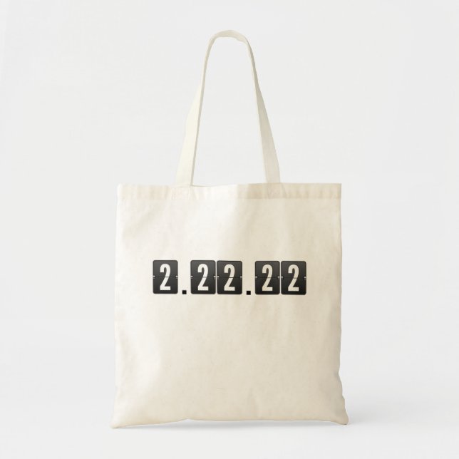 Twosday Tuesday February 2-22-22 Math Teacher Post Tote Bag (Front)