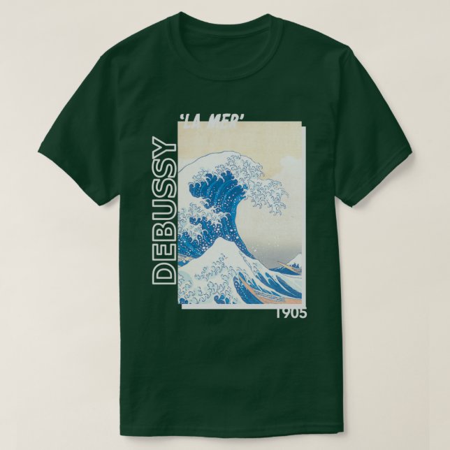 twoset violin debussy la mer 1905  T-Shirt (Design Front)