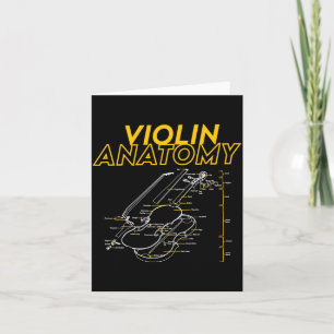 Twoset Violin Violin Anatomy Drawing Diagram Limit Card