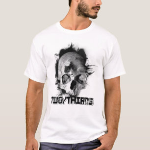 TwoThirds - Grunge Skull T Shirt