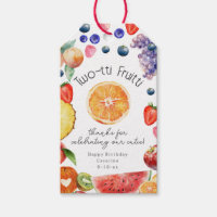 Twotti Fruitti Cutie Fruit Birthday Thank You
