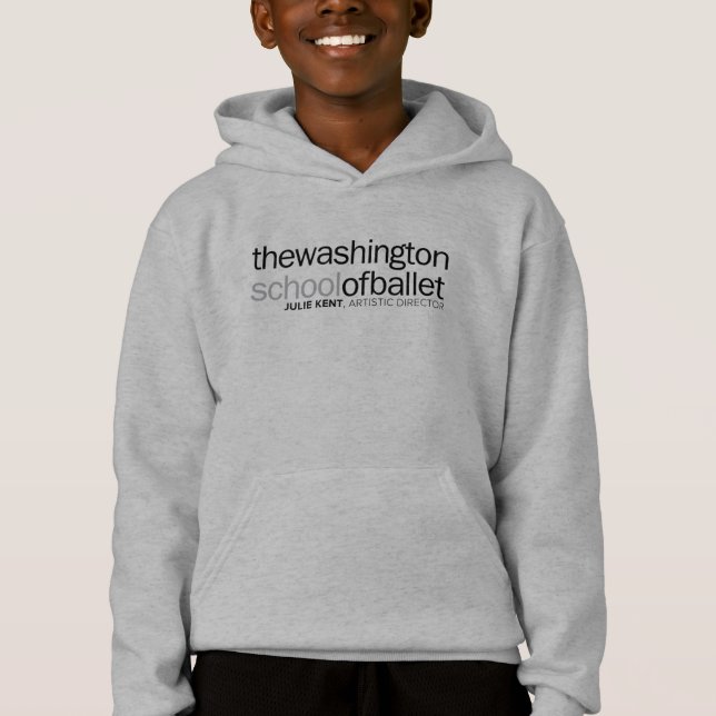 TWSB Kids Grey Pull-over Hoodie (Front)