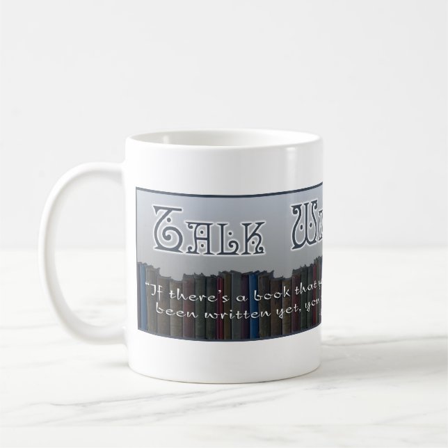 TWtM Book Mug with Large Logo (Left)