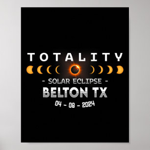 Tx Total Solar Eclipse 2024 Poster
