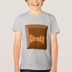 TXOKOLATEA KIROLA Gray T-shirt for children Tri-Blend Shirt