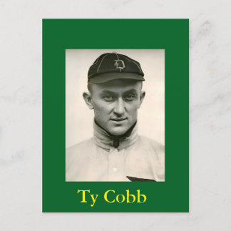 Ty Cobb Wall Art Tapestery Postcard