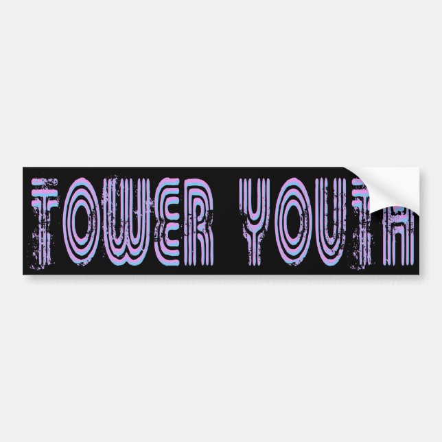 TY Retro Bumper Sticker (Front)