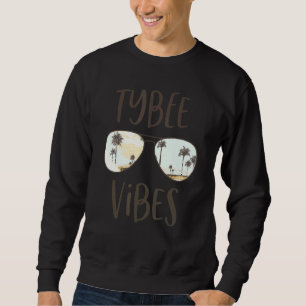 Tybee Island Georgia Beach Vibes Ocean Sunset Sung Sweatshirt