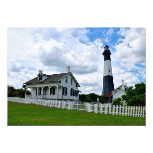 Tybee Island, Georgia Lighthouse  Photo Print (Front)