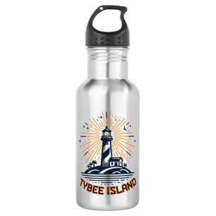 Tybee Island Georgia Lighthouse Sunrise 532 Ml Water Bottle