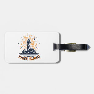 Tybee Island Georgia Lighthouse Sunrise Luggage Tag