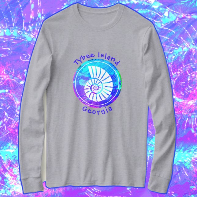 Tybee Island Georgia Ocean Seashell T-Shirt (Creator Uploaded)