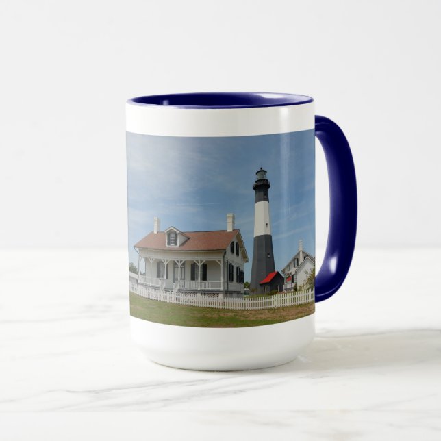 Tybee Island Lighthouse Georgia Mug (Front Right)