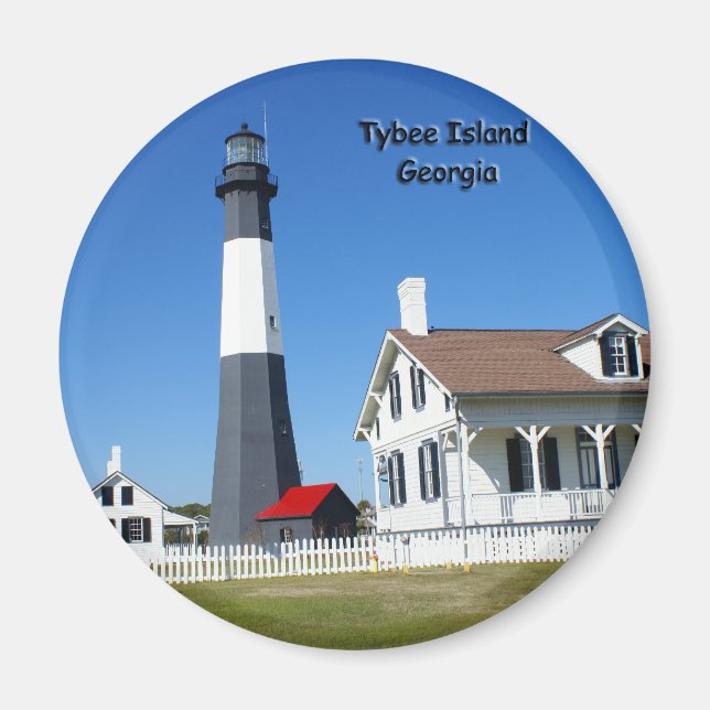 Tybee Island Lighthouse Magnet (Front)