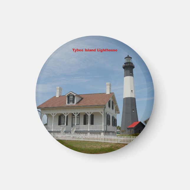 Tybee Island Lighthouse Magnet (Front)