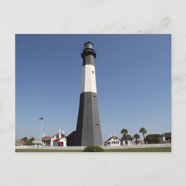 Tybee Island Lighthouse, Savannah GA Postcard (Front)