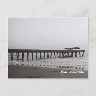 Tybee Island Pier Postcard
