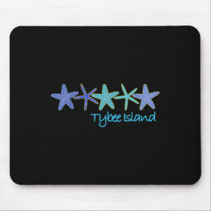 Tybee Island Tropical Vacation Beach Mouse Pad