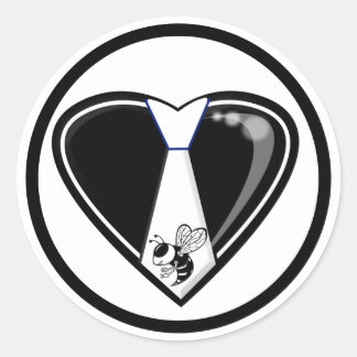 TYBEE LOVE CLASSIC ROUND STICKER