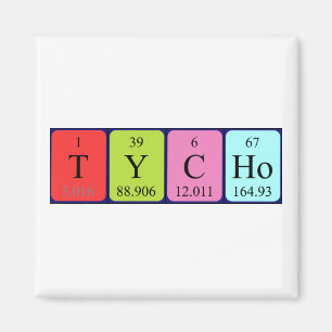 Tycho periodic table name magnet