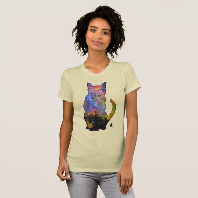 Tycho Space In Cat T-shirt (Front Full)
