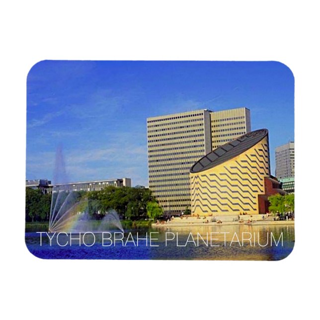 Tyco Brahe Planetarium Copenhagen Magnet (Horizontal)