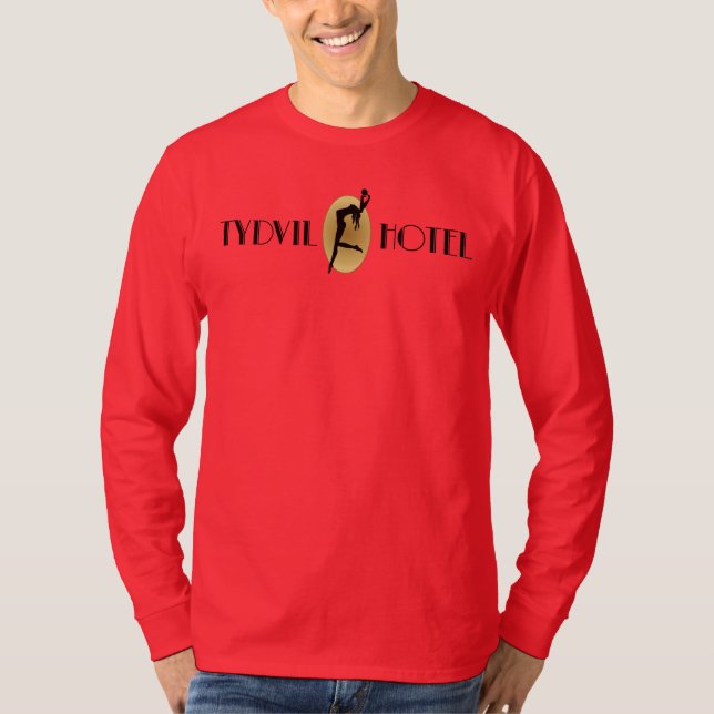 Tydvil Hotel - Mens Raglan - Logo #2 T-Shirt (Front)