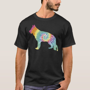 Tye Die German Shepherd T-Shirt